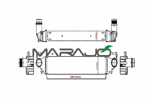 Intercooler radiador ar - image 1