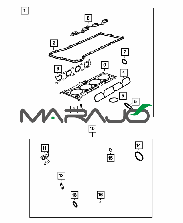 Junta do coletor de escape - image 1